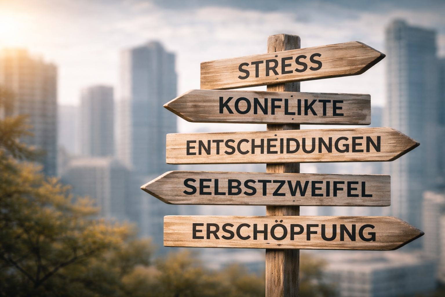 Viele Probleme für Unternehmer und Führungskräfte